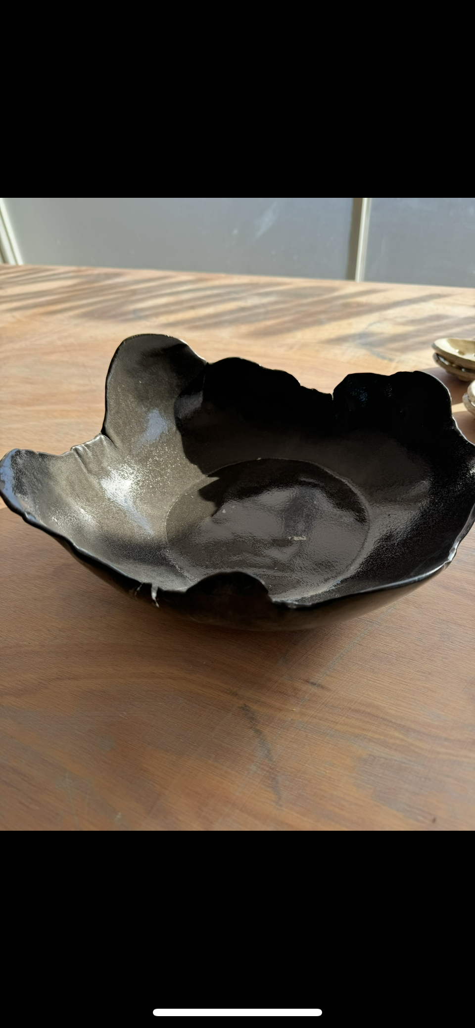 Lize in her pottery studio